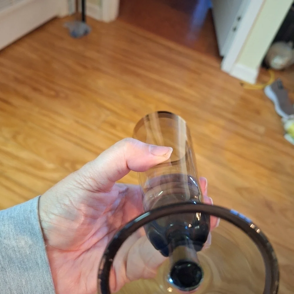 Pilsner rainbow purple glass